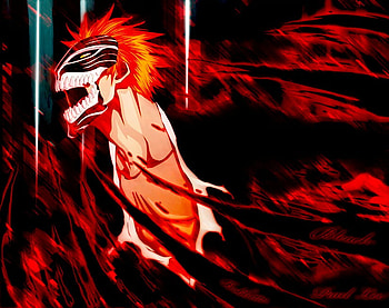 Vizard Ichigo, bleach, ichigo, bankai, hollow, vizard HD wallpaper