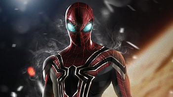 Spiderman Smoking Eyes , spiderman, superheroes, artstation, artist, artwork, digital-art HD wallpaper