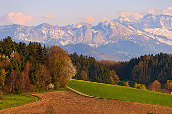 Nature, Landscape, Sky, Mountains, Autumn, Switzerland HD wallpaper