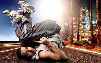 Cool Man Break Dancing, style, shoes, dancer, break dance, cool man, hip hop, digital, music, abstract, cool, , modern HD wallpaper
