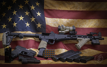Stars & Steel: American Gun, gun HD wallpaper