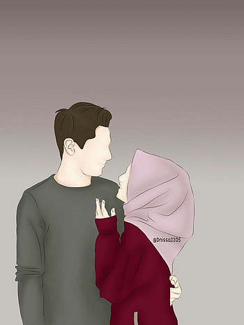 Romantic Cartoon ideas. anime muslim, islamic cartoon, cute muslim couples HD phone wallpaper