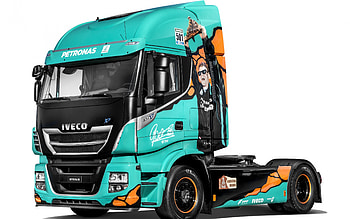 Iveco Stralis, front view, exterior, new trucks, Stralis tuning, Iveco, italian trucks HD wallpaper