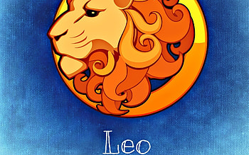 Leo zodiac , Transparent background HD wallpaper