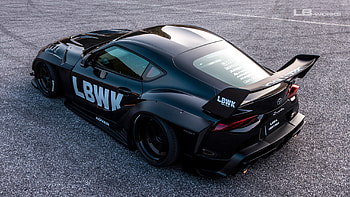 Toyota Supra A90, Liberty Walk Cars HD wallpaper