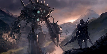 Fantasy, Weapon, Human, Person, Robot, Cyborg HD wallpaper