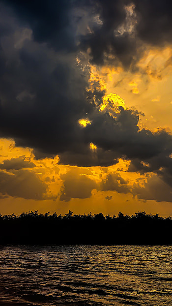 Beautiful Sunset, sky, amazing, beauty, nature, cool HD phone wallpaper