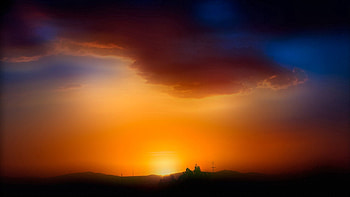 Nature, Sunset, Sun, Shine, Light HD wallpaper