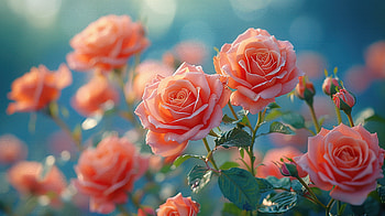 romantic pink roses, pink, rose, flower, plant, Valentine's Day HD wallpaper