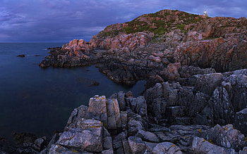 Cities, Stones, Sky, Mountains, Sea HD wallpaper