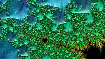 Trippy Psychedelic Fractal, colorful, colors, blue, green, Abstract, fractal, abstract blue, abstract green HD wallpaper