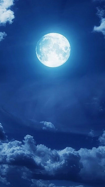 Super blue blood moon, Android , Blue moonlight HD phone wallpaper