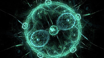 Abstract, Background, Dark, Ball, Plexus HD wallpaper