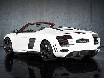 Auto, Cars, Back View, Rear View, R8, Mansory, Spyder HD wallpaper