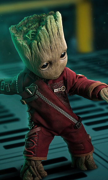 Baby Groot, John Tremblay HD phone wallpaper