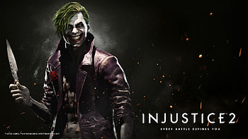 Injustice 2 The Joker, video games, animes, figurines, Book HD wallpaper