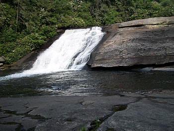 triplefalls 3, falls, water, rock, triple HD wallpaper