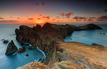 Seascape, sea, clouds, ocean view, sky, nature, splendor, sunset, ocean HD wallpaper