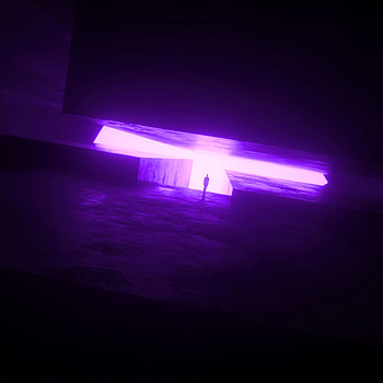 Violet, Dark, Shine, Light, Bright, Silhouette, Purple, Portal HD phone wallpaper