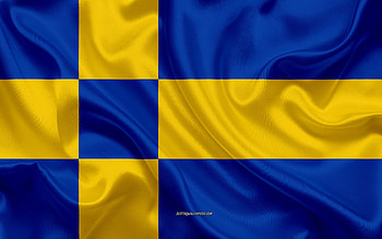 Flag of Tilburg, , silk texture, Tilburg, Netherlands, Tilburg flag, Dutch cities HD wallpaper