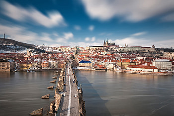 Macr shots, Captivating Charles Bridge, Prague's enchanting landmark, Detailed graphy HD wallpaper