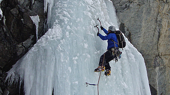 Ice climbing adventures, Outdoor explorations, Thrilling challenges, Mountain experiences HD wallpaper