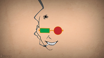 Transmetropolitan, Vector, Minimalism, Blo0P, Spider Jerusalem HD wallpaper