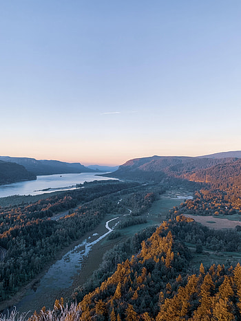 Landscape, Nature, Rivers, Trees, Rocks, Dahl, Distance HD phone wallpaper