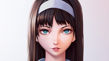 Anime Girl Aqua Eyes , anime-girl, anime, artist, artwork, digital-art HD wallpaper