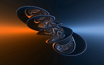 Abstract, Form, Metal, Spiral, Twisted HD wallpaper