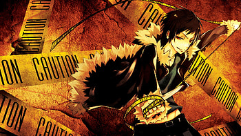 Izaya Orihara, Durarara dollars, , Midnight cityscape HD wallpaper