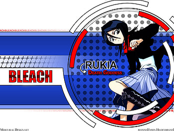 rukia death goddes, bleach, anime, rukia, jump HD wallpaper