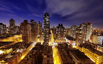 Landscape, Cities, Night, Architecture HD wallpaper