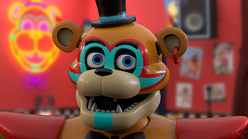 Glamrock Freddy – Five Nights at Freddy’s: Security Breach, Glamrock Freddy (Five Nights at Freddy's), video game, Five Nights at Freddy's: Security Breach, Five Nights at Freddy's HD wallpaper
