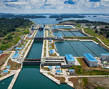 Civil engineering meets geology, Panama Canal, Geology today, Waltham 2020 HD wallpaper