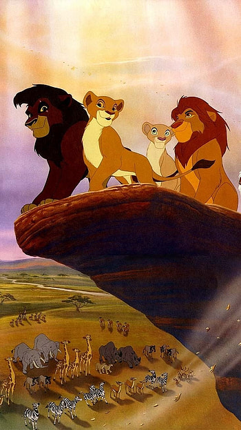 Lion King, Simba Family HD phone wallpaper