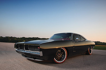 Custom Black Charger, charger, dodge, black, mopar HD wallpaper