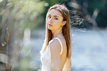 Beautiful Girl With Eye Makeup, girls, model HD wallpaper
