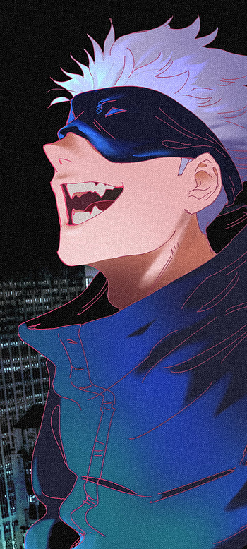 Satoru Gojo — Night Grin | Jujutsu Kaisen Anime , Satoru Gojo, Anime, Jujutsu Kaisen HD phone wallpaper
