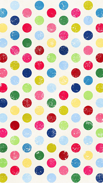 Multicolored, Polka Dot HD phone wallpaper