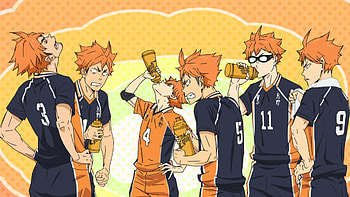 Haikyū!! — Shōyō Hinata: Orange Ace Montage, Anime, Haikyū!!, Shōyō Hinata HD wallpaper