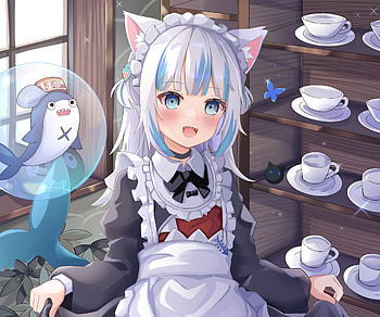 Gawr Gura, hololive, Gawr Gura, Anime, Virtual Youtuber HD wallpaper