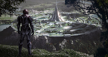 The Arrival, Sci Fi, sci fi city, futuristic city, sci fi landscape HD wallpaper