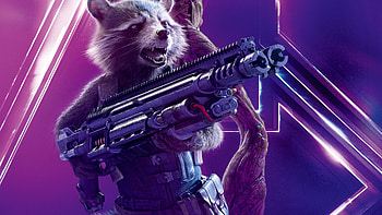 Rocket Raccoon In Avengers Infinity War Poster, rocket-raccoon, avengers-infinity-war, 2018-movies, movies, poster HD wallpaper