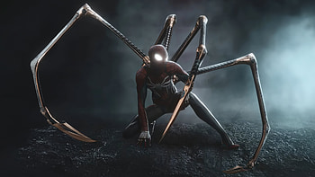 Spider Man Tactical Suit, spiderman, superheroes, artwork, artist, digital-art HD wallpaper
