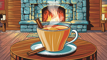 Cozy Apple Cider: A Ultra for Autumn Vibes, apple cider, fireplace, Cozy, Warm HD wallpaper