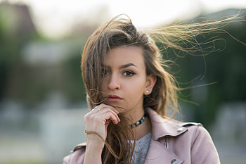 Girl Hair Blowing In Wind, girls, model HD wallpaper