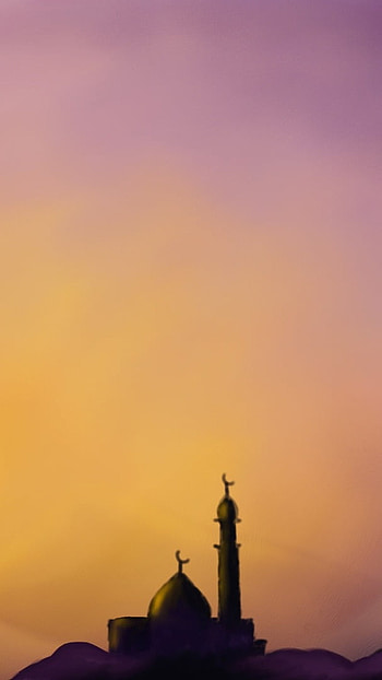 Islamic, Sunset HD phone wallpaper