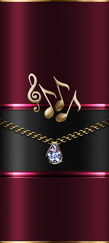 Red Black beauty Dia, diamond, music, premium, luxury, Golden HD phone wallpaper