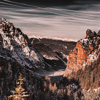 Mountains, valley, nature, san vigilio, italy HD phone wallpaper